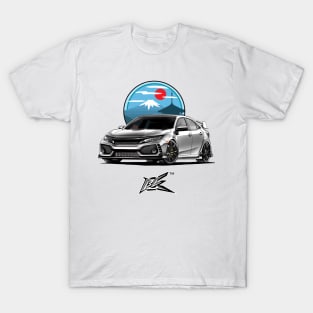 honda civic typeR fk white T-Shirt